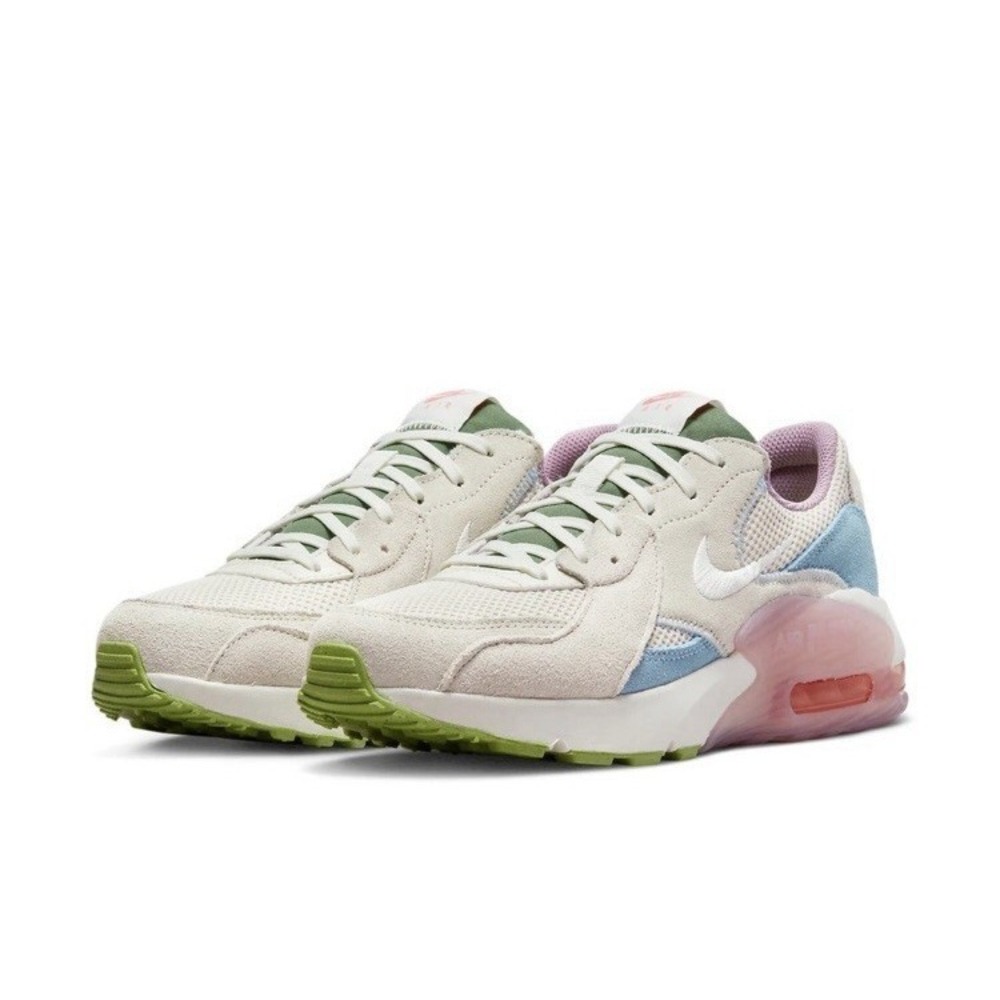 Nike Air Max Excee Womens Size 10 Sneakers Shoes Pink/Blue/Grey/Green CD5432 120